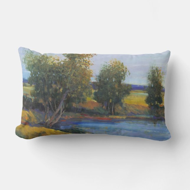 Coussin Rectangle Réflexion de l'arbre II (Recto)