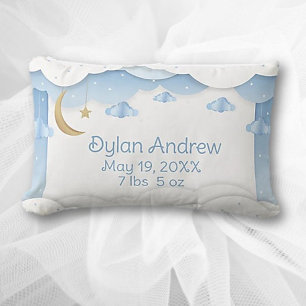 Coussin Rectangle Registre de naissance de bébé Garder le bébé garço
