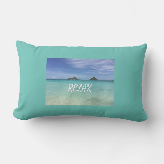 Coussin Rectangle Relax Hawaii Tropical  (Recto)