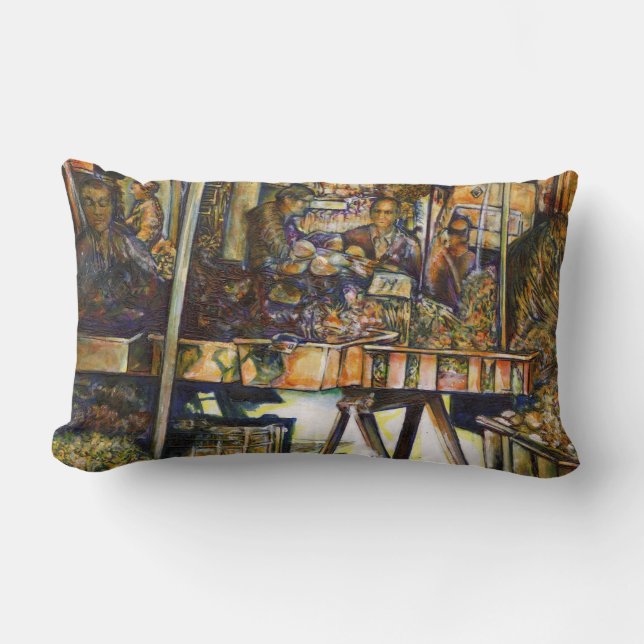 Coussin Rectangle Rend la créativité plus éclatante (Recto)