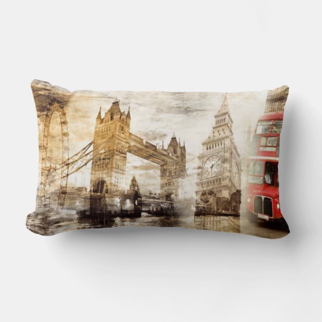 Coussin Rectangle Repose Londres (Recto)