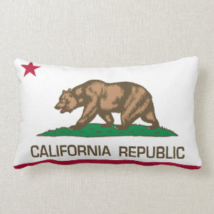 Coussin Rectangle République de la Californie (drapeau d'état)