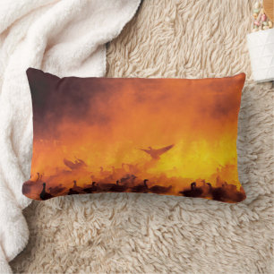 Coussin Rectangle Réserve nationale de faune Bosque del Apache, NM