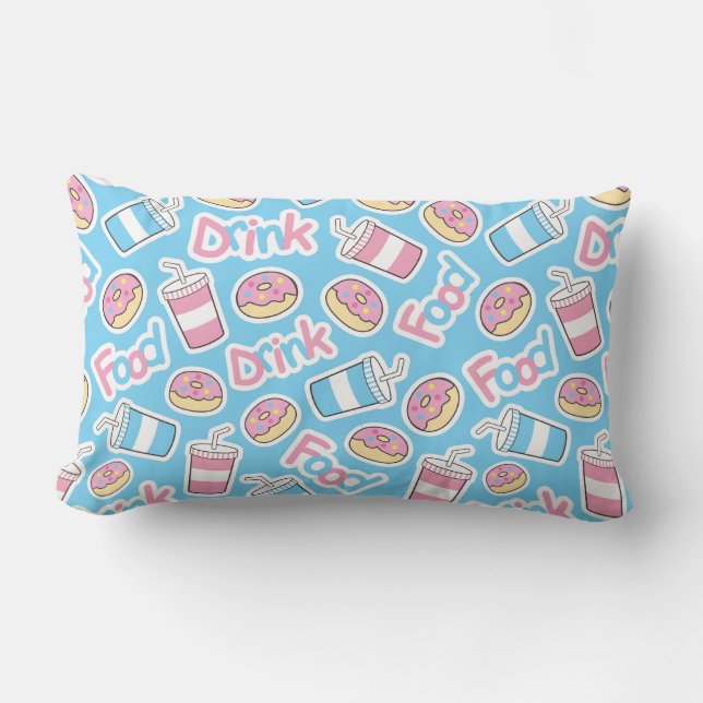 Coussin Rectangle Restauration rapide (Recto)