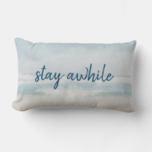 Coussin Rectangle RESTER PENDANT QUE Ocean Watercolor