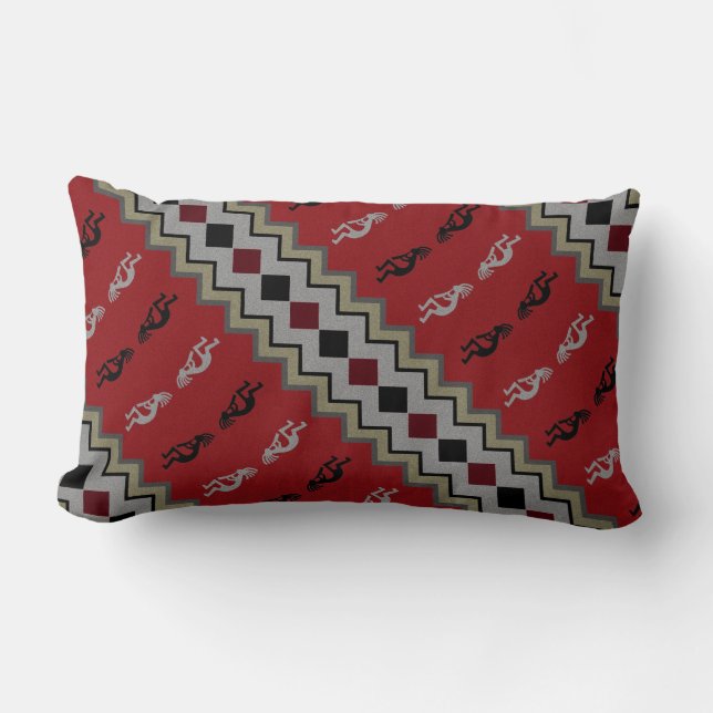 Coussin Rectangle Rétro de Southwest (Recto)