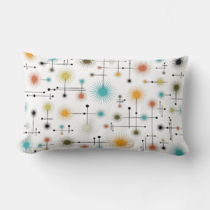 Coussin Rectangle Rétro Starbursts un Aller-Aller !