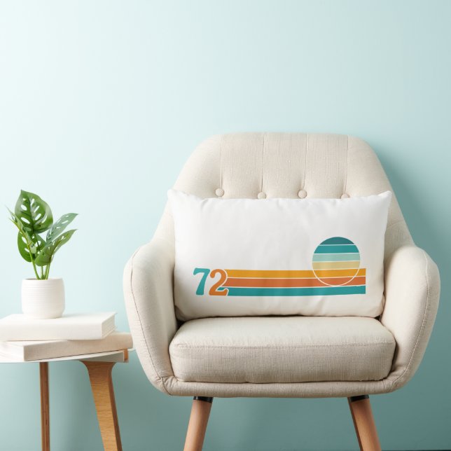 Coussin Rectangle Retro Sunset 72 (Chaise)