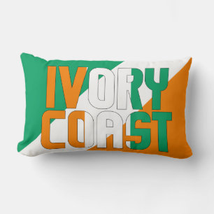 Coussin Rectangle Rêver en couleur avec le drapeau patriotique de Cô