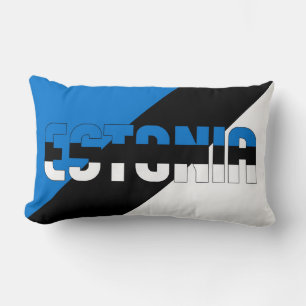 Coussin Rectangle Rêver en couleur avec le drapeau patriotique eston