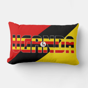 Coussin Rectangle Rêver en couleur avec le drapeau patriotique ougan
