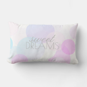 Coussin Rectangle rêves doux citation joli texte pastel