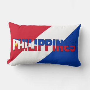 Coussin Rectangle Rêvez en couleur avec le drapeau patriotique des P