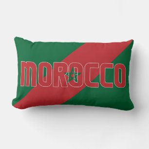 Coussin Rectangle Rêvez en couleur avec le drapeau patriotique du Ma