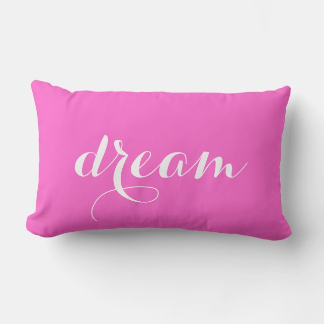 Coussin Rectangle RÊVEZ GRAND et faites-le se produire Jetez l'oreil (Recto)