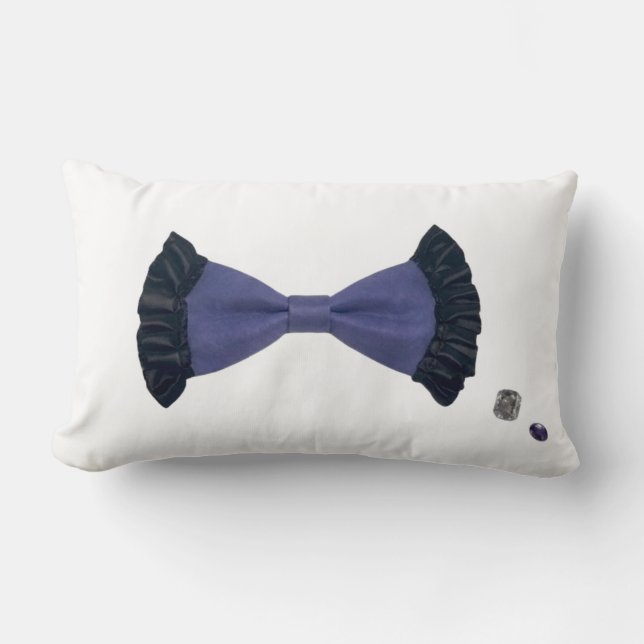 Coussin Rectangle Ribbon &Rhinestone (Recto)