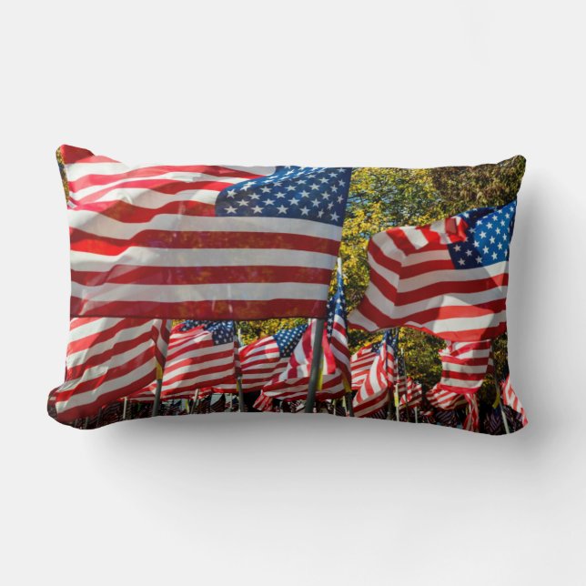 Coussin Rectangle Riverdale, New York, États-Unis. Pays du vin (Recto)