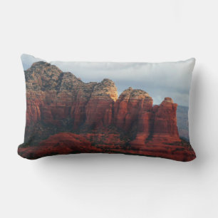 Coussin Rectangle Roche à café nuageux à Sedona Arizona