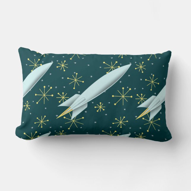 Coussin Rectangle Rocket atomique (Recto)