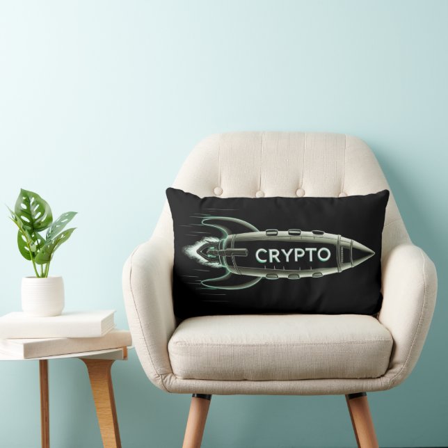 Coussin Rectangle Rocket Crypto (Chaise)