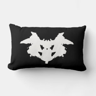Coussin Rectangle Rorschach Inkblot