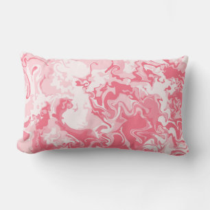 Coussin Rectangle Rose marbré