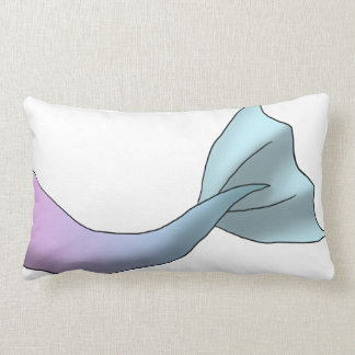 Coussin Rectangle Rose/queue de sirène gradient de Frost