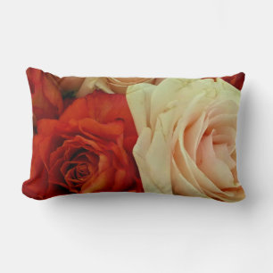 Coussin Rectangle ROSE Rustique Bouquet-LUMBAR JETER PILLOW