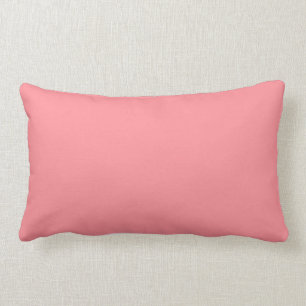 Coussin Rectangle Rose saumon clair solide