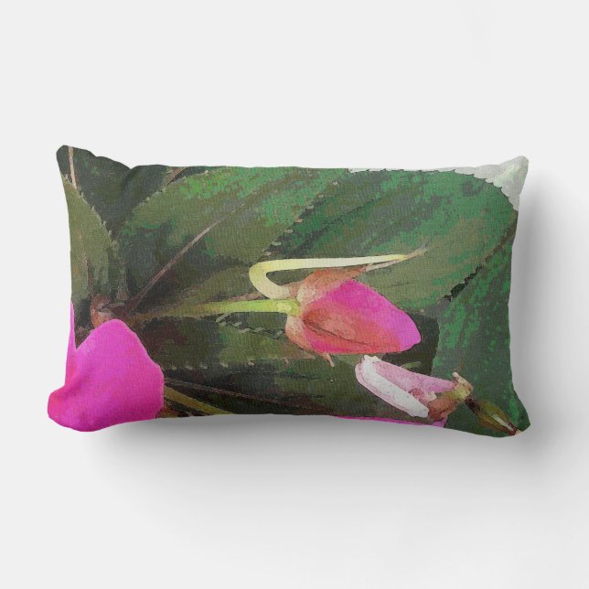 Coussin Rectangle Roses indien (Recto)