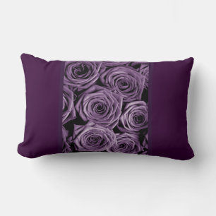Coussin Rectangle Roses violets
