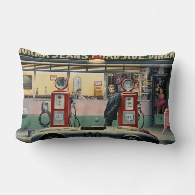 Coussin Rectangle Route de destin (Recto)