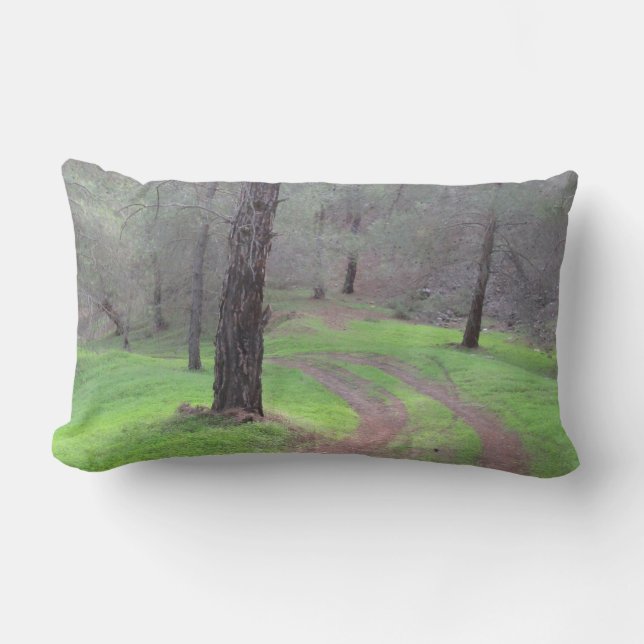 Coussin Rectangle Route de la Pine Forest (Recto)