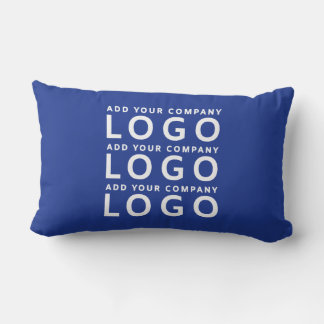 Coussin Rectangle Royal Blue Entreprise Logo personnalisé Marque com