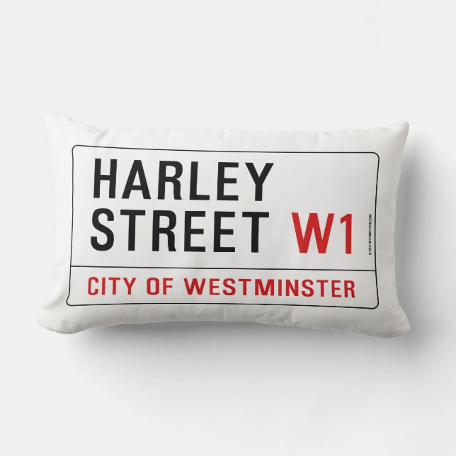 Coussin Rectangle Rue de Harley (Recto)