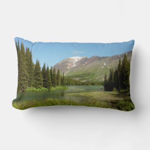 Coussin Rectangle Ruisseau Grinnell au parc national de Glacier