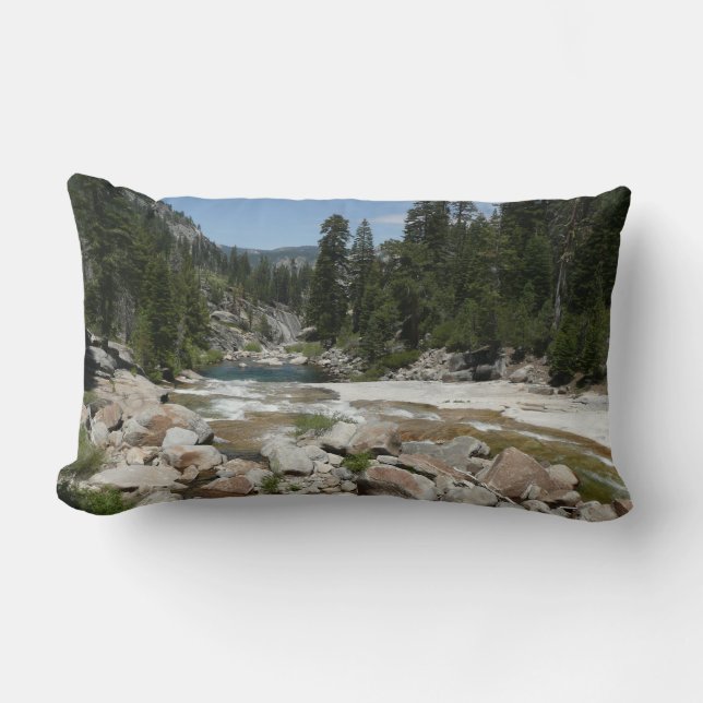 Coussin Rectangle Ruisseau Illilouette dans le Parc national de Yose (Recto)