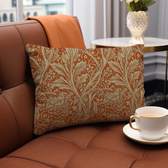 Coussin Rectangle Saffron Arcadia William Morris Hawthorn (Créateur téléchargé)