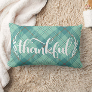 Coussin Rectangle Saison de grâce Thanksgiving Plaid