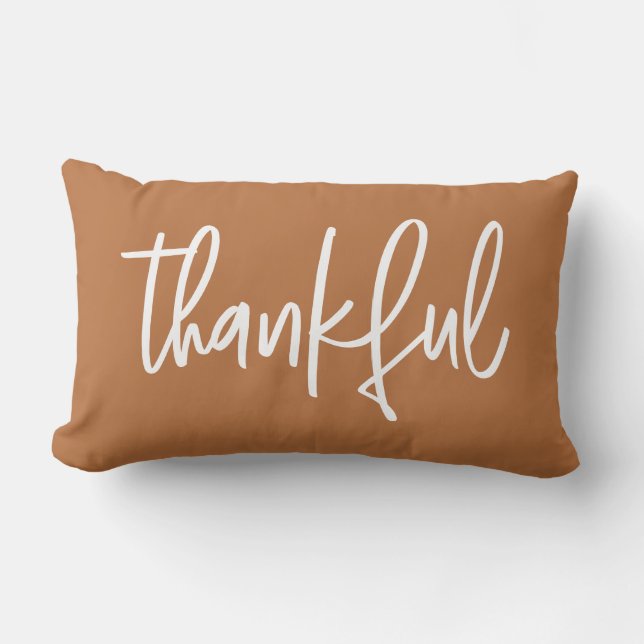 Coussin Rectangle Saison Thanksgiving automne Orange (Recto)