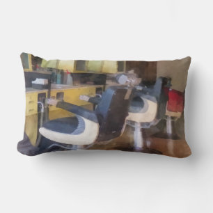 Coussin Rectangle Salon de coiffure de petite ville