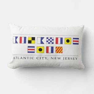 Coussin Rectangle Salutations de Atlantic City
