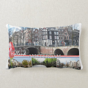 Coussin Rectangle Salutations de Hollande - Amsterdam