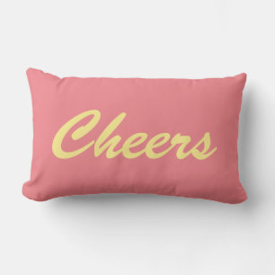 Coussin Rectangle Salutations sur Coral