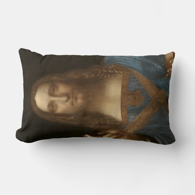Coussin Rectangle Salvator Mundi (Sauveur du Monde) (da Vinci) (Recto)