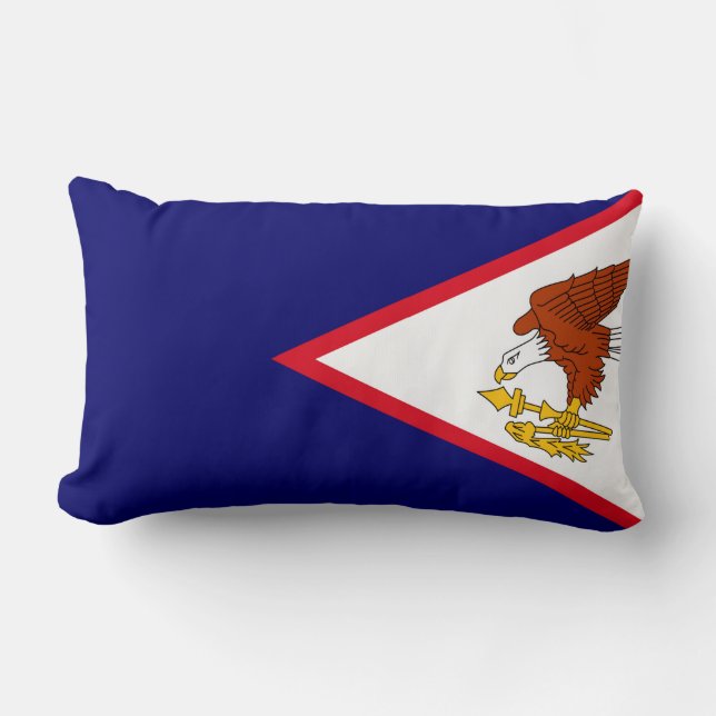 Coussin Rectangle Samoa américaines (Recto)