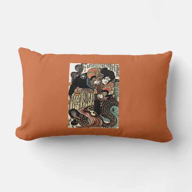 Coussin Rectangle Samurai (Recto)