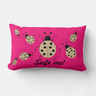 Coussin Rectangle Sauvez-moi ! Bizarre coloré, personnalisation
