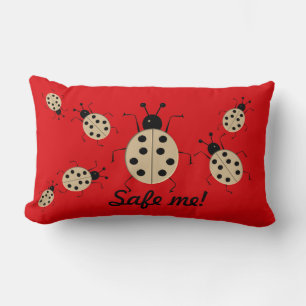 Coussin Rectangle Sauvez-moi ! Bizarre coloré, personnalisation
