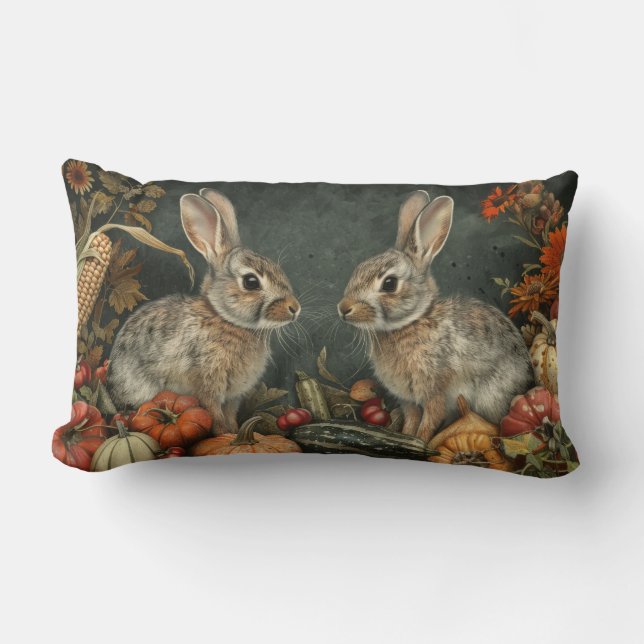 Coussin Rectangle Scènes animales vintages Lancer l'oreiller (Recto)